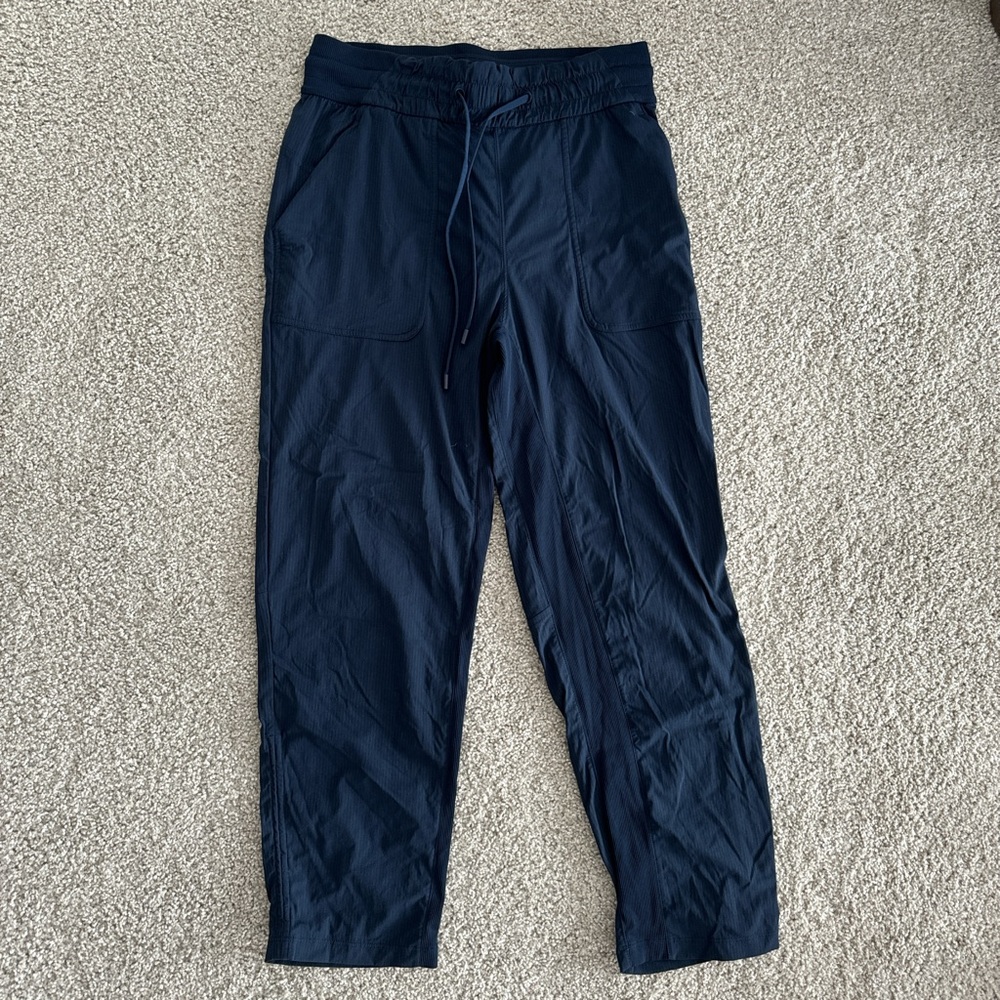 Lululemon True Navy Beyond the Studio Crop Pant